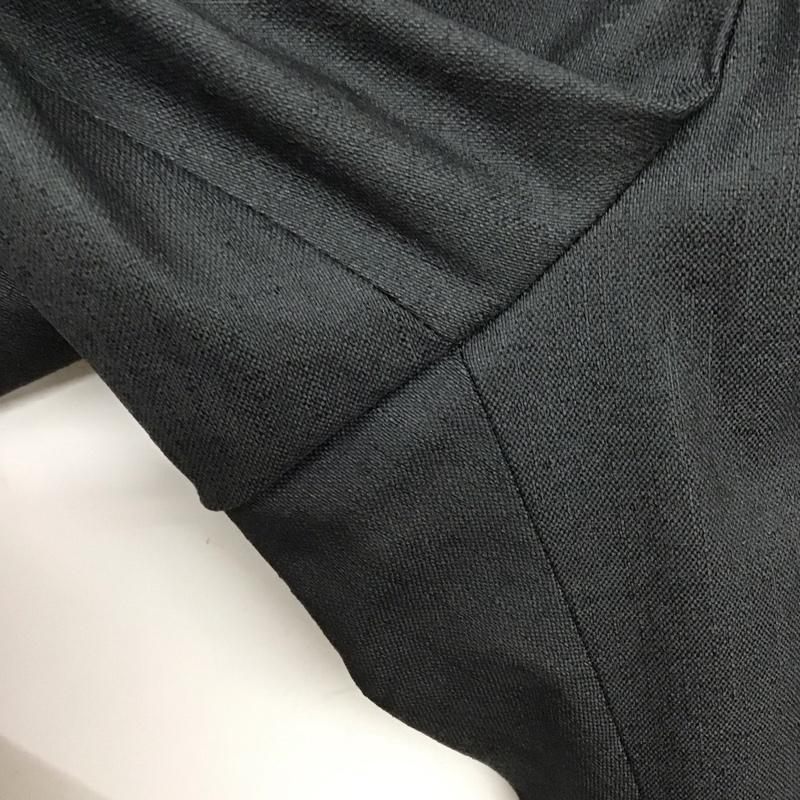 ユナイテッドアローズグリーンレーベルリラクシング UNITED ARROWS green label relaxing パンツ スラックス 3514-162-1942 スラブマットセミフレアスリットパンツ スラックス 38 無地 ダークグレー / ダークグレー /  レディース USED 古着 中古 10146941