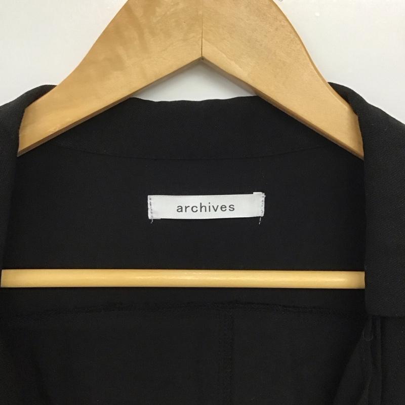 アルシーヴ archives ジャケット、上着 ジャケット、ブレザー M 無地 黒 / ブラック /  レディース USED 古着 中古 10146970