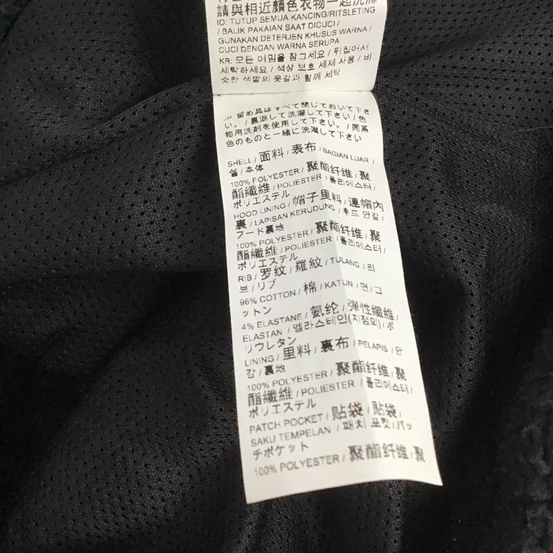 プーマ PUMA パーカー 長袖 長袖フリースジャケット プルオーバージャケット アウター L ロゴ、文字 黒 / ブラック /  メンズ USED 古着 中古 10146987