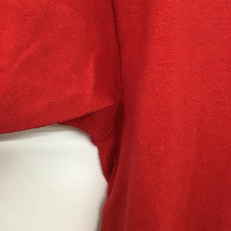 ジャージーズ JERZEES Tシャツ 半袖 半袖カットソー プリントTシャツ クルーネックカットソー L プリント 赤 / レッド /  メンズ USED 古着 中古 10147013