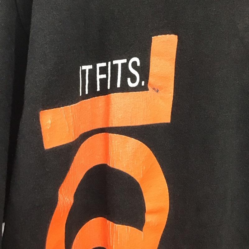 フルーツオブザルーム FRUIT OF THE LOOM Tシャツ 半袖 半袖カットソー プリントTシャツ クルーネックカットソー 90s kool XL ロゴ、文字 黒 / ブラック /  メンズ USED 古着 中古 10147015