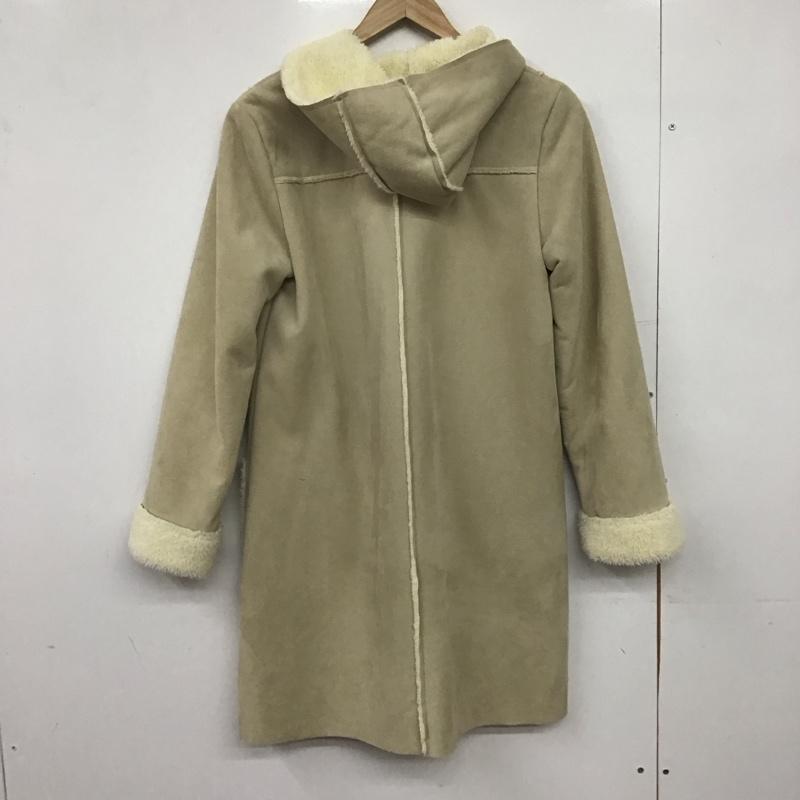 アースミュージックアンドエコロジー earth music&ecology コート コート一般 ダッフルコート ロングコート アウター S 無地 ベージュ / ベージュ /  レディース USED 古着 中古 10147027