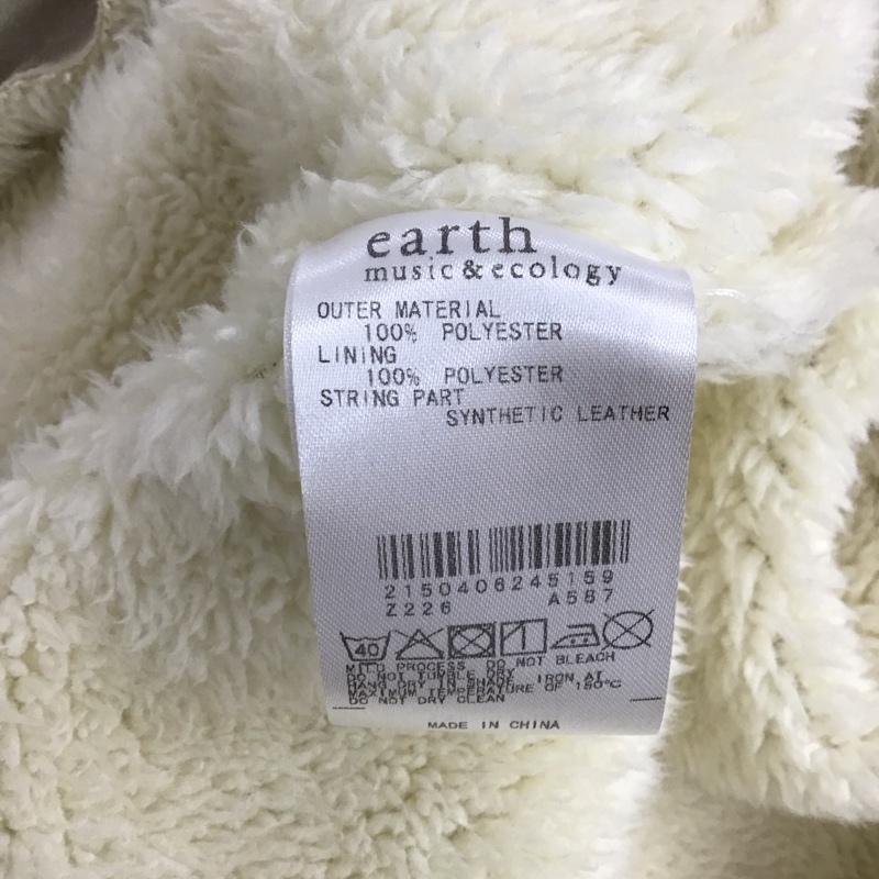 アースミュージックアンドエコロジー earth music&ecology コート コート一般 ダッフルコート ロングコート アウター S 無地 ベージュ / ベージュ /  レディース USED 古着 中古 10147027
