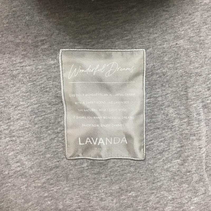 ラバンダ LAVANDA ベスト ベスト FREE 無地 灰 / グレー /  レディース USED 古着 中古 10147029