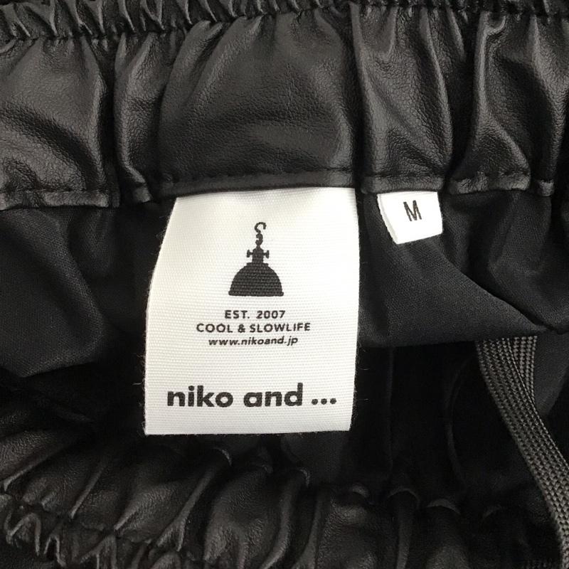 ニコアンド niko and... スカート ロングスカート M 無地 黒 / ブラック /  レディース USED 古着 中古 10147032