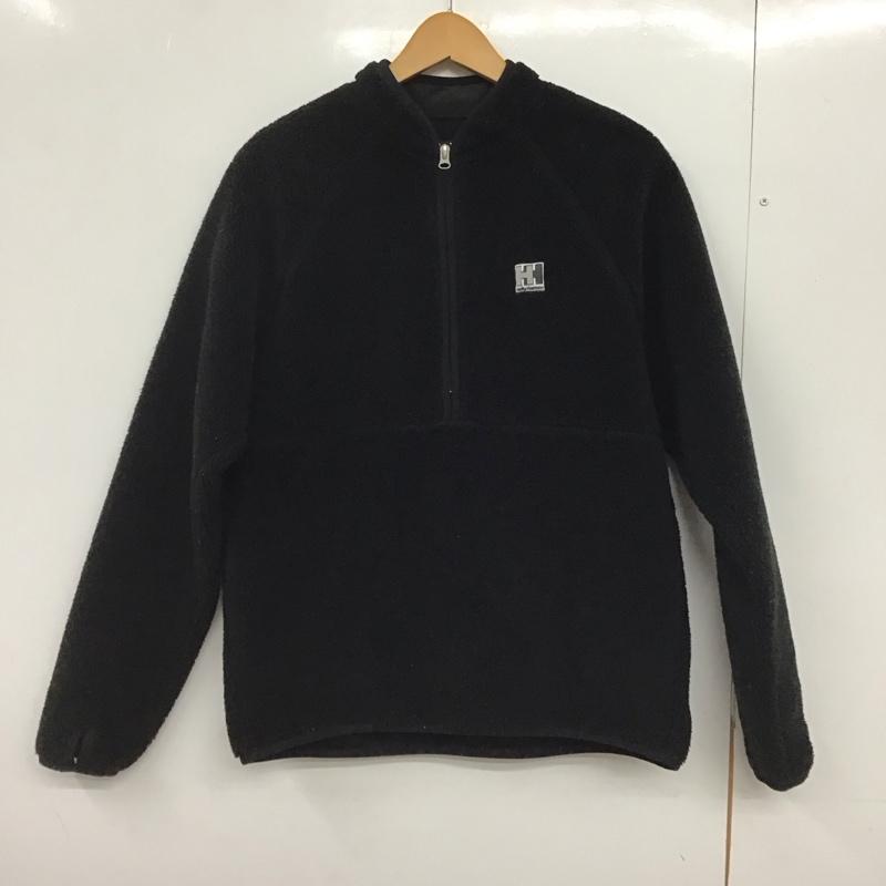 ヘリーハンセン HELLY HANSEN ジャケット、上着 ジャケット、ブレザー ジップアップフリースジャケット アウター 長袖ジャケット M ロゴ、文字 黒 / ブラック /  メンズ USED 古着 中古 10147058