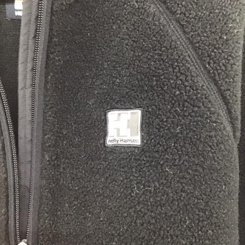 ヘリーハンセン HELLY HANSEN ジャケット、上着 ジャケット、ブレザー ジップアップフリースジャケット アウター 長袖ジャケット M ロゴ、文字 黒 / ブラック /  メンズ USED 古着 中古 10147058