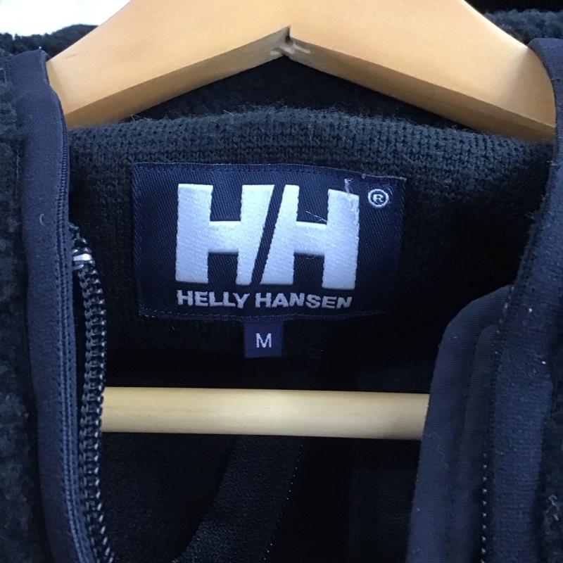 ヘリーハンセン HELLY HANSEN ジャケット、上着 ジャケット、ブレザー ジップアップフリースジャケット アウター 長袖ジャケット M ロゴ、文字 黒 / ブラック /  メンズ USED 古着 中古 10147058