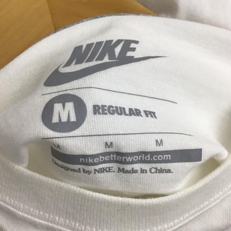 ナイキ NIKE Tシャツ 半袖 611920-100 半袖カットソー プリントTシャツ クルーネックカットソー M ロゴ、文字 白 / ホワイト /  メンズ USED 古着 中古 10147059
