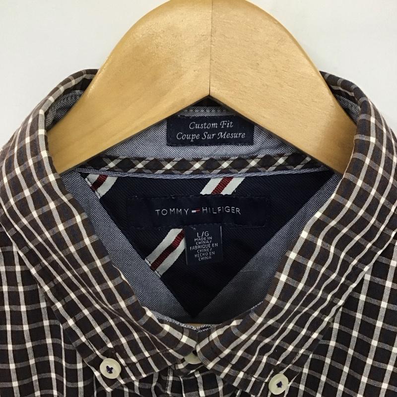 トミーヒルフィガー TOMMY HILFIGER シャツ、ブラウス 長袖 長袖シャツ チェックシャツ カラーシャツ ボタンダウンシャツ L チェック マルチカラー / マルチカラー /  メンズ USED 古着 中古 10147066