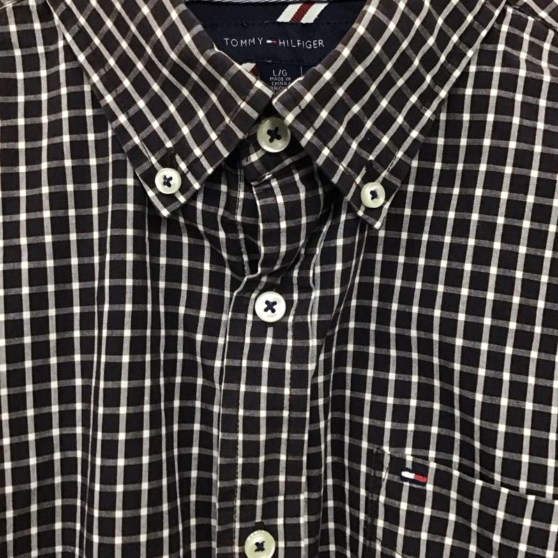 トミーヒルフィガー TOMMY HILFIGER シャツ、ブラウス 長袖 長袖シャツ チェックシャツ カラーシャツ ボタンダウンシャツ L チェック マルチカラー / マルチカラー /  メンズ USED 古着 中古 10147066