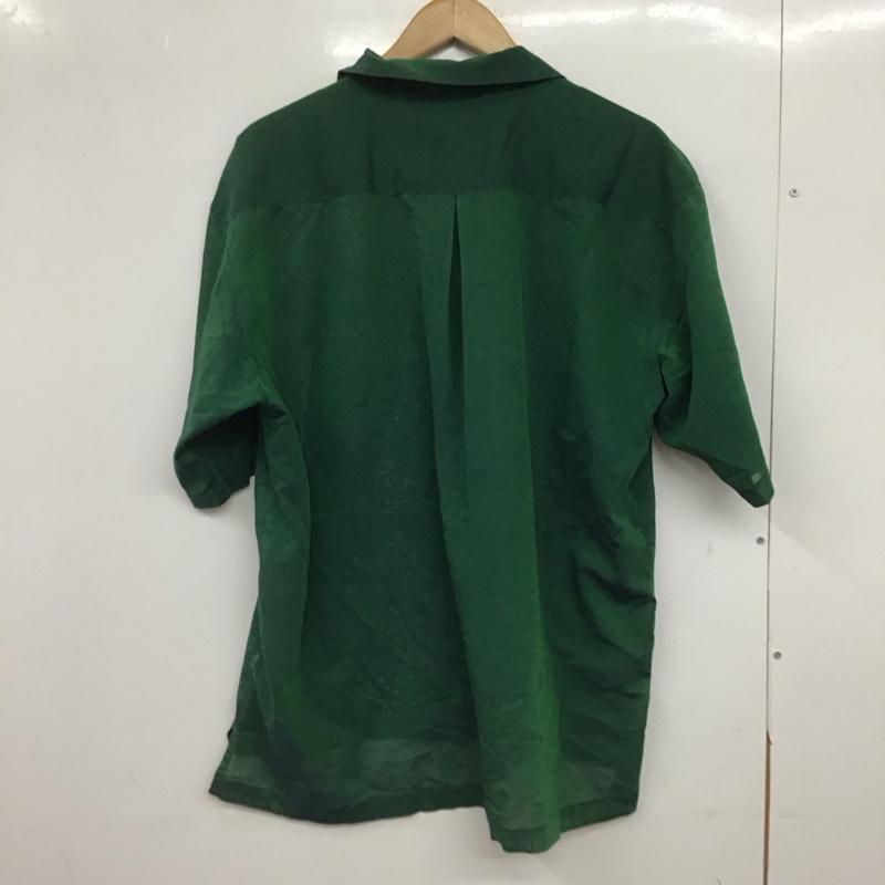 古着 USED シャツ、ブラウス 半袖 半袖シャツ 古着 総柄 総柄 緑 / グリーン /  メンズ USED 古着 中古 10147068