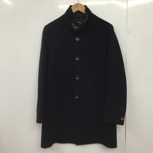 ユナイテッドアローズ UNITED ARROWS コート コート一般 コート アウター フロントボタン スタンドカラー S 無地 紺 / ネイビー /  メンズ USED 古着 中古 10147085