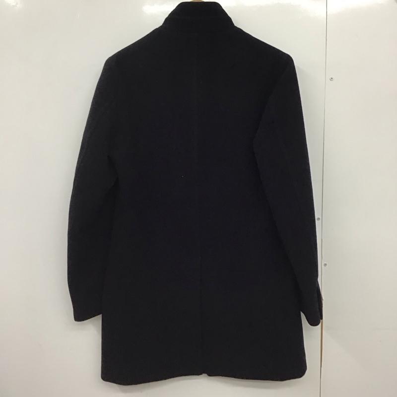 ユナイテッドアローズ UNITED ARROWS コート コート一般 コート アウター フロントボタン スタンドカラー S 無地 紺 / ネイビー /  メンズ USED 古着 中古 10147085