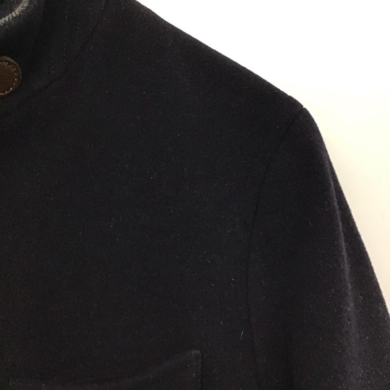 ユナイテッドアローズ UNITED ARROWS コート コート一般 コート アウター フロントボタン スタンドカラー S 無地 紺 / ネイビー /  メンズ USED 古着 中古 10147085