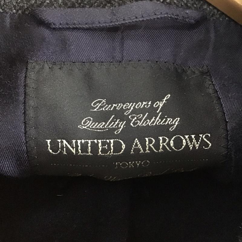 ユナイテッドアローズ UNITED ARROWS コート コート一般 コート アウター フロントボタン スタンドカラー S 無地 紺 / ネイビー /  メンズ USED 古着 中古 10147085