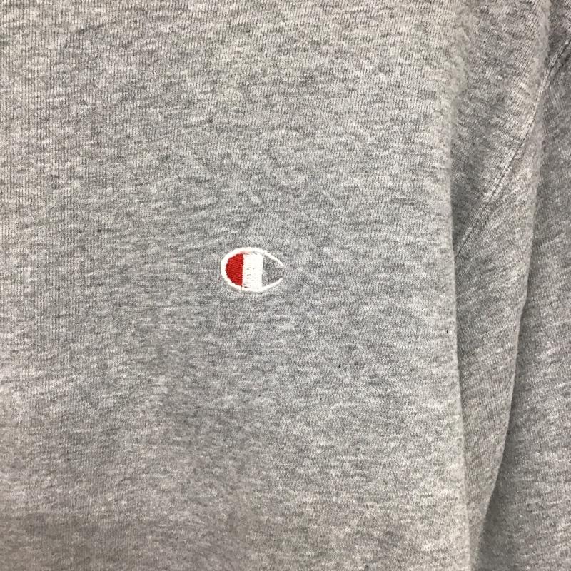 チャンピオン Champion トレーナー 長袖 c3-c019 スウェット 長袖トレーナー M ロゴ、文字 灰 / グレー /  メンズ USED 古着 中古 10147086