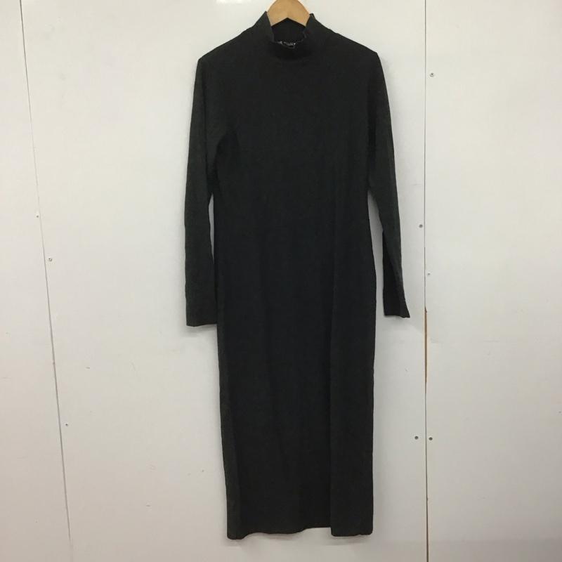ザラ ZARA ワンピース ロングスカート 長袖ロングワンピース フレアスカート タイトワンピース XL 無地 マルチカラー / マルチカラー /  レディース USED 古着 中古 10147092
