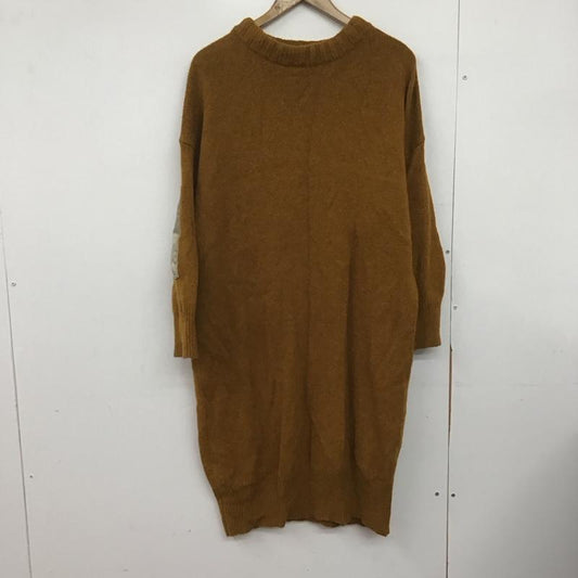 ケービーエフ KBF ワンピース ロングスカート 長袖ニットワンピース ロングスカート クルーネック ONE SIZE 無地 マルチカラー / マルチカラー /  レディース USED 古着 中古 10147104