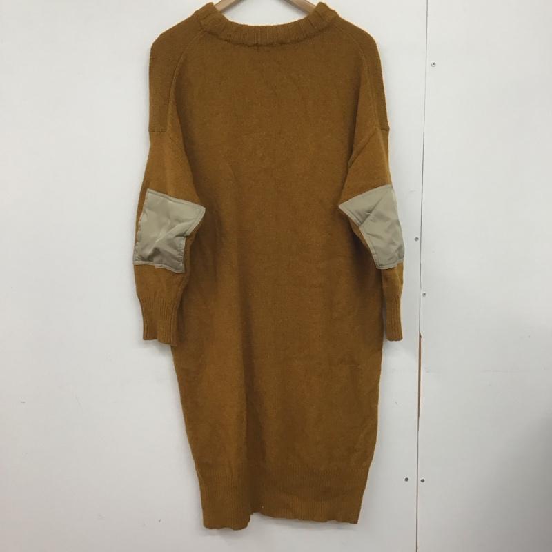 ケービーエフ KBF ワンピース ロングスカート 長袖ニットワンピース ロングスカート クルーネック ONE SIZE 無地 マルチカラー / マルチカラー /  レディース USED 古着 中古 10147104