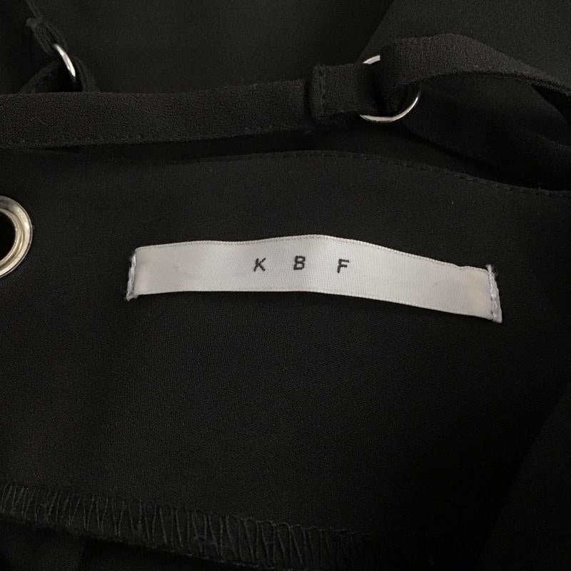 ケービーエフ KBF サロペット・オーバーオール サロペット、オーバーオール フレアスカート ロングスカート カジュアルスカート ONE SIZE 無地 黒 / ブラック /  レディース USED 古着 中古 10147108
