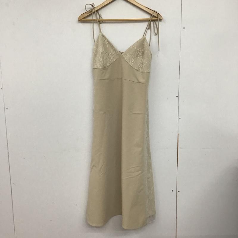 ラバンダ LAVANDA ワンピース ロングスカート ロングワンピース キャミワンピース FREE 無地 ベージュ / ベージュ /  レディース USED 古着 中古 10147121