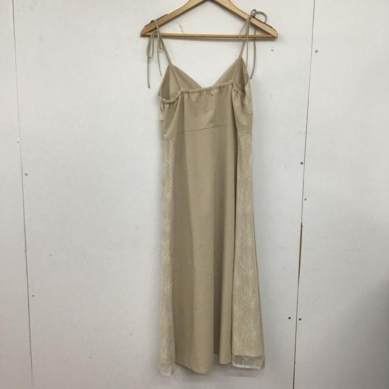ラバンダ LAVANDA ワンピース ロングスカート ロングワンピース キャミワンピース FREE 無地 ベージュ / ベージュ /  レディース USED 古着 中古 10147121