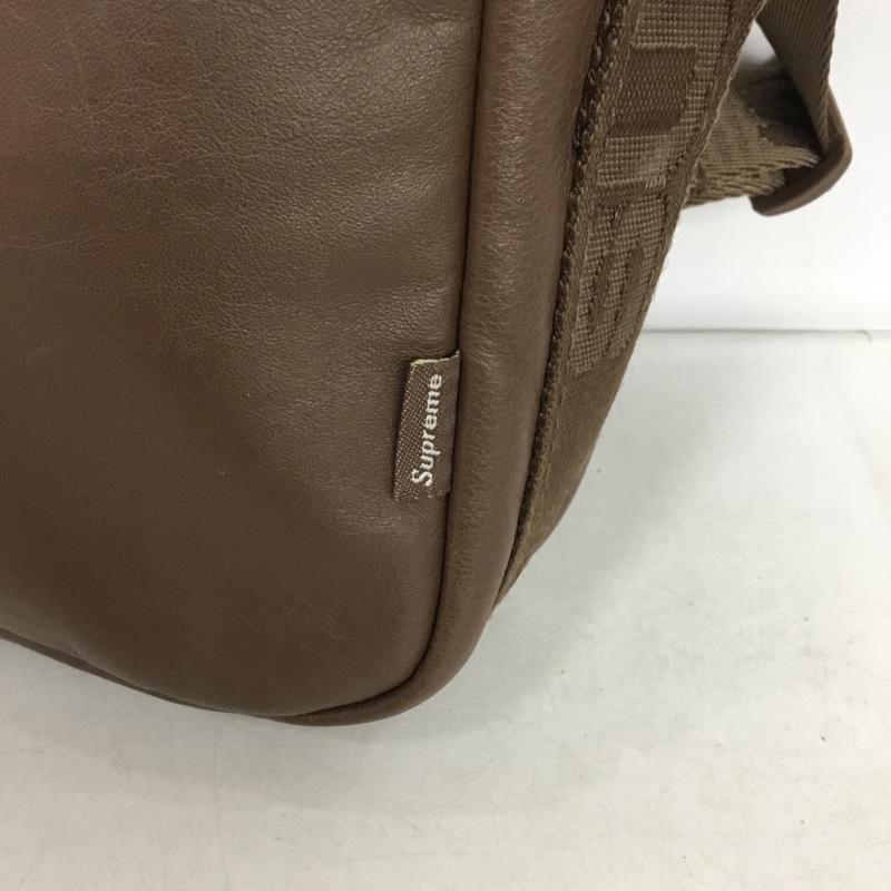 シュプリーム Supreme ショルダーバッグ ショルダーバッグ 24FW 24AW Leather Shoulder Bag レザー ロゴ、文字 茶 / ブラウン /  メンズ USED 古着 中古 10147146