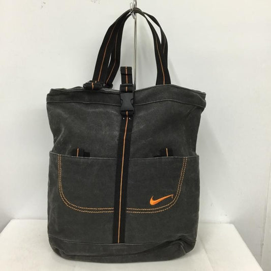 ナイキ NIKE トートバッグ トートバッグ 2000年代 00s コットン キャンバス ロゴ、文字 黒 / ブラック /  メンズ USED 古着 中古 10147147