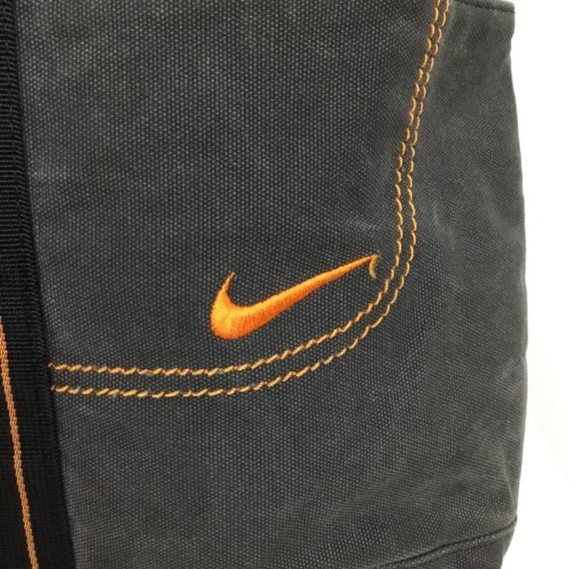 ナイキ NIKE トートバッグ トートバッグ 2000年代 00s コットン キャンバス ロゴ、文字 黒 / ブラック /  メンズ USED 古着 中古 10147147