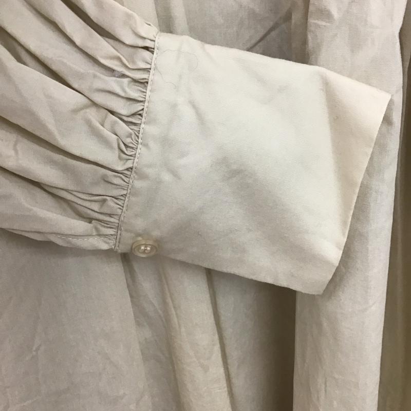 ダブルクローゼット w closet ワンピース ロングスカート 350059 キルティングベスト 長袖ワンピース セット 無地 ベージュ / ベージュ /  レディース USED 古着 中古 10147149