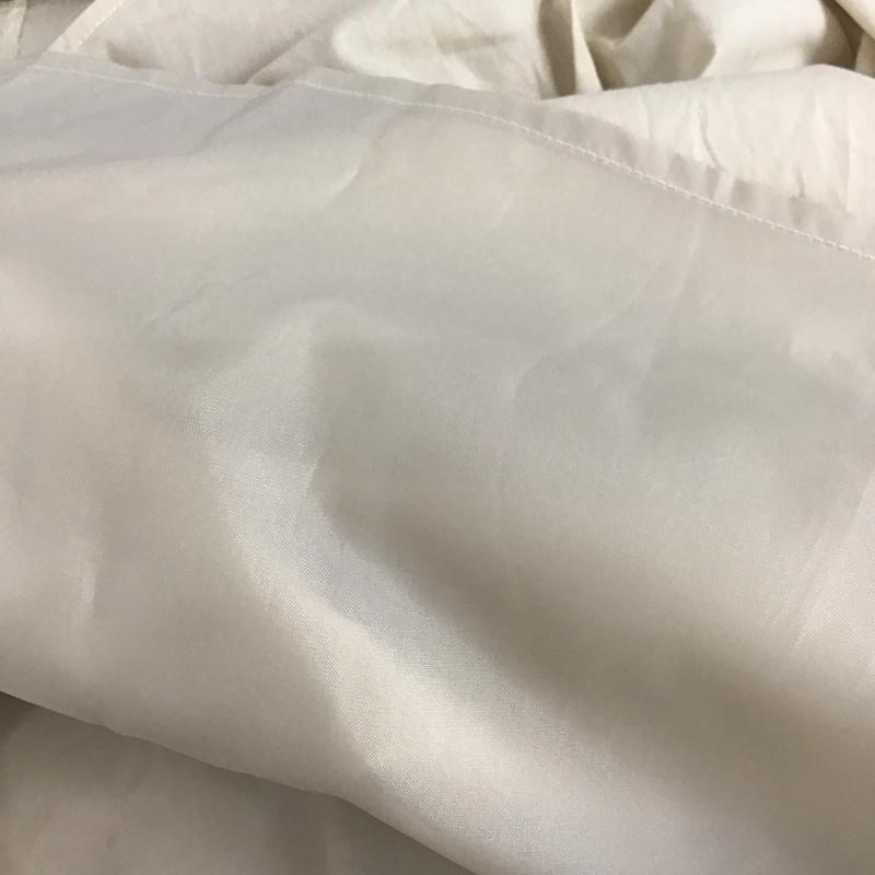 ダブルクローゼット w closet ワンピース ロングスカート 350059 キルティングベスト 長袖ワンピース セット 無地 ベージュ / ベージュ /  レディース USED 古着 中古 10147149