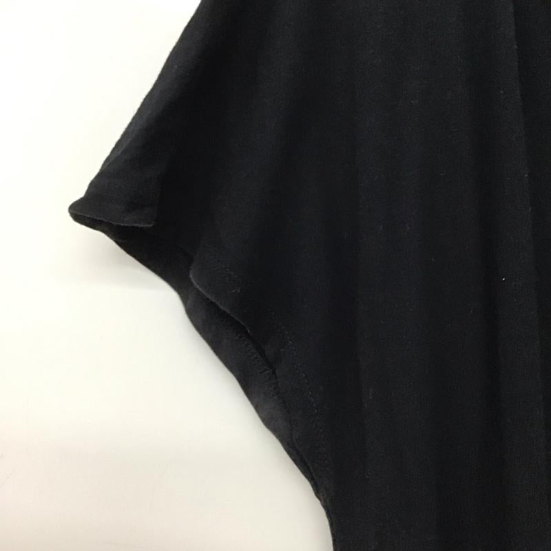 ニコアンド niko and... ワンピース ロングスカート ST83KH45AD ウエストドロストカットワンピース 半袖 3 無地 黒 / ブラック /  レディース USED 古着 中古 10147152