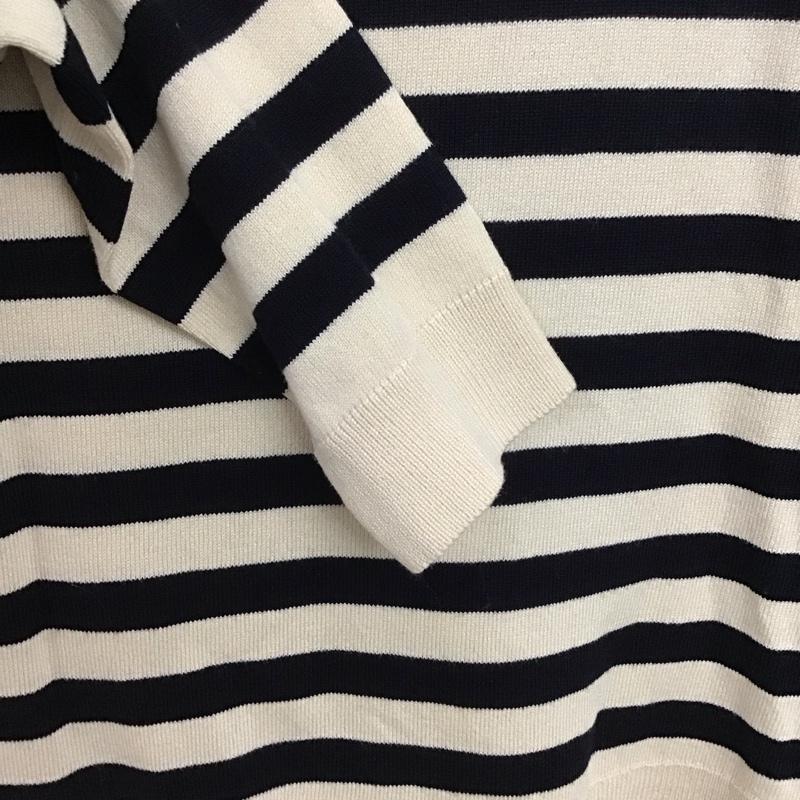 ザラ ZARA ニット、セーター 長袖 S ボーダー柄 マルチカラー / マルチカラー /  レディース USED 古着 中古 10147157