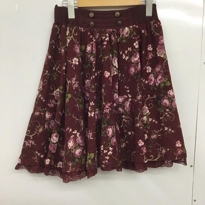 アクシーズファム axes femme スカート ミニスカート ミニスカート フレアスカート M プリント マルチカラー / マルチカラー /  レディース USED 古着 中古 10147180