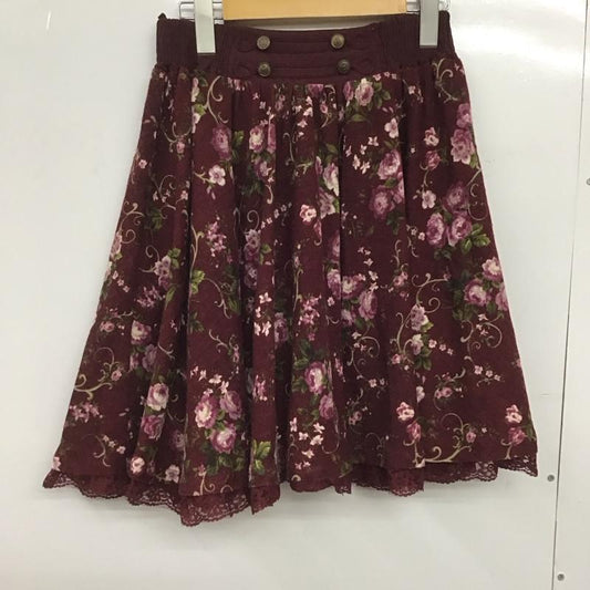 アクシーズファム axes femme スカート ミニスカート ミニスカート フレアスカート M プリント マルチカラー / マルチカラー /  レディース USED 古着 中古 10147180
