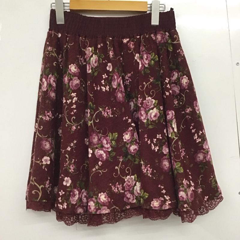 アクシーズファム axes femme スカート ミニスカート ミニスカート フレアスカート M プリント マルチカラー / マルチカラー /  レディース USED 古着 中古 10147180