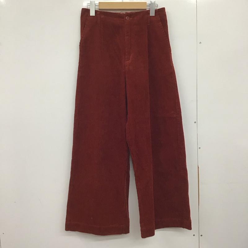 グローバルワーク GLOBAL WORK パンツ ワークパンツ、ペインターパンツ ワークパンツ ワイドパンツ カジュアルパンツ コーデュロイパンツ L 無地 茶 / ブラウン /  レディース USED 古着 中古 10147182