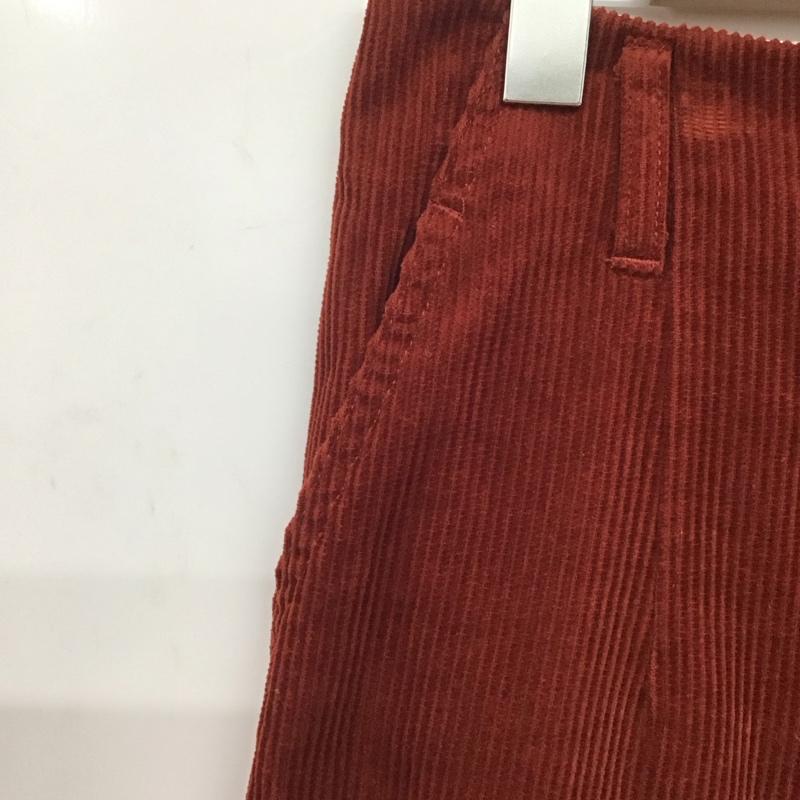 グローバルワーク GLOBAL WORK パンツ ワークパンツ、ペインターパンツ ワークパンツ ワイドパンツ カジュアルパンツ コーデュロイパンツ L 無地 茶 / ブラウン /  レディース USED 古着 中古 10147182