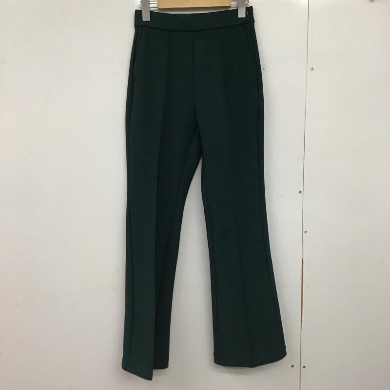 アズールバイマウジー AZUL BY MOUSSY パンツ スラックス 250FAC81-113H-1 VENUS PANTS S 無地 緑 / グリーン /  レディース USED 古着 中古 10147207