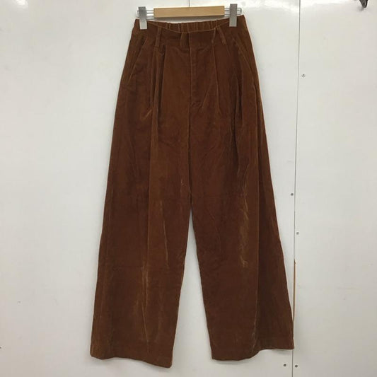 エヘカソポ ehka sopo パンツ スラックス FREE 無地 茶 / ブラウン /  レディース USED 古着 中古 10147232