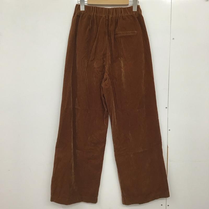 エヘカソポ ehka sopo パンツ スラックス FREE 無地 茶 / ブラウン /  レディース USED 古着 中古 10147232