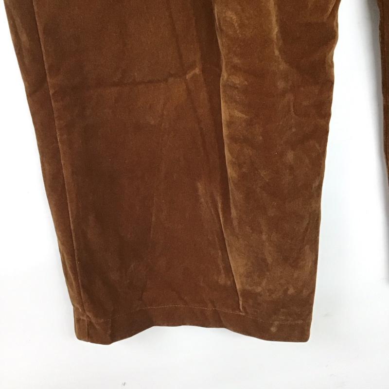 エヘカソポ ehka sopo パンツ スラックス FREE 無地 茶 / ブラウン /  レディース USED 古着 中古 10147232