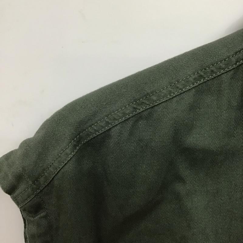 ニコアンド niko and... ベスト ベスト ミリタリーベスト フロントボタン 3 無地 カーキ / カーキ /  レディース USED 古着 中古 10147233