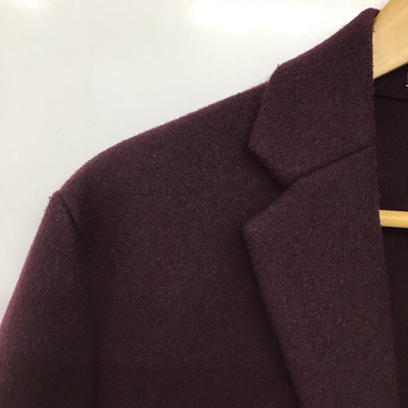 ザラ ZARA コート コート一般 ロングコート カラージャケット アウター S 無地 紫 / パープル /  メンズ USED 古着 中古 10147254