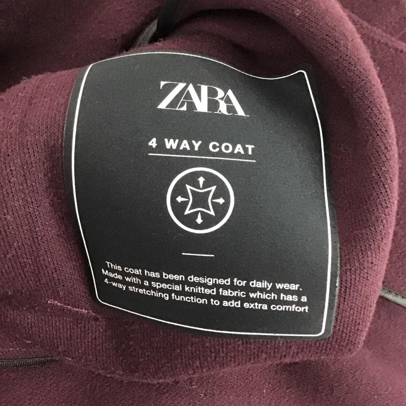 ザラ ZARA コート コート一般 ロングコート カラージャケット アウター S 無地 紫 / パープル /  メンズ USED 古着 中古 10147254