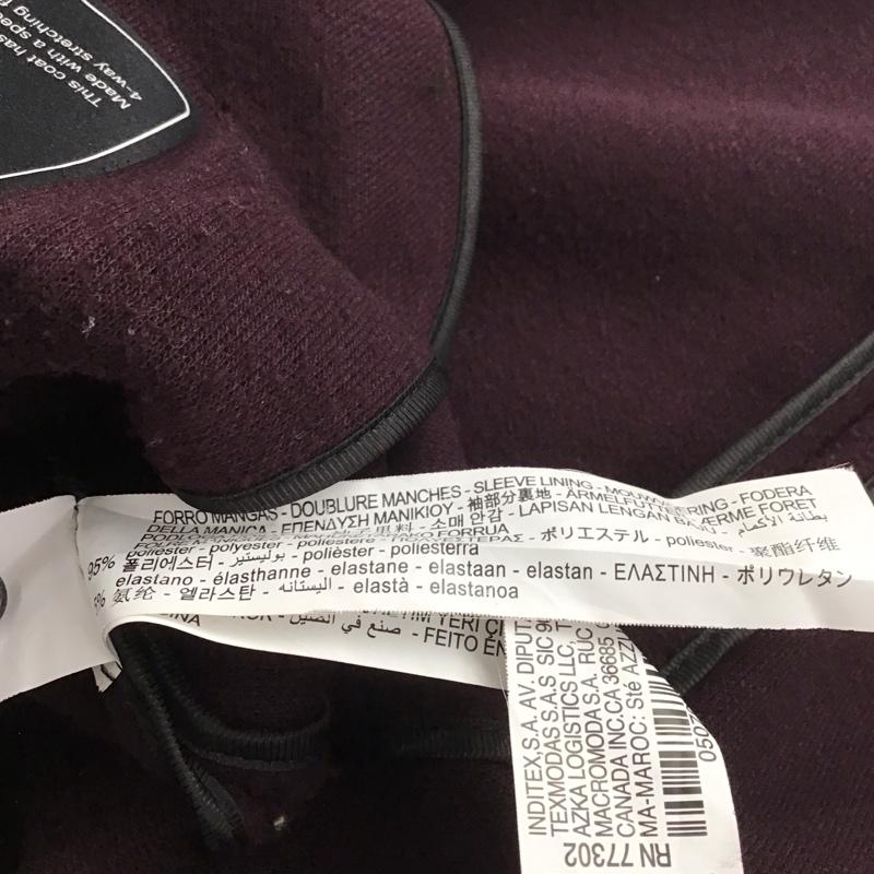 ザラ ZARA コート コート一般 ロングコート カラージャケット アウター S 無地 紫 / パープル /  メンズ USED 古着 中古 10147254