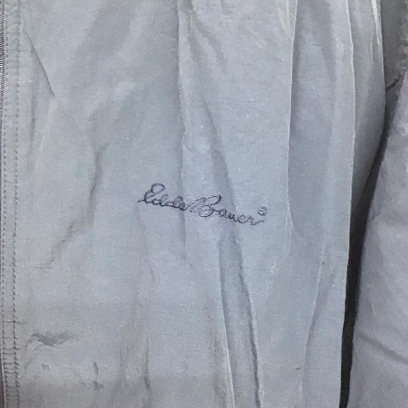 エディーバウアー Eddie Bauer ジャケット、上着 ジャンパー、ブルゾン ジップアップジャケット ナイロンジャケット アウター XL ロゴ、文字 紺 / ネイビー /  メンズ USED 古着 中古 10147264