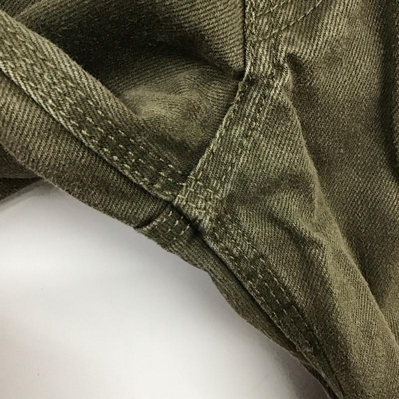 カーハート Carhartt パンツ デニム、ジーンズ デニムパンツ スリムパンツ カジュアルパンツ 30インチ ロゴ、文字 カーキ / カーキ /  メンズ USED 古着 中古 10147275