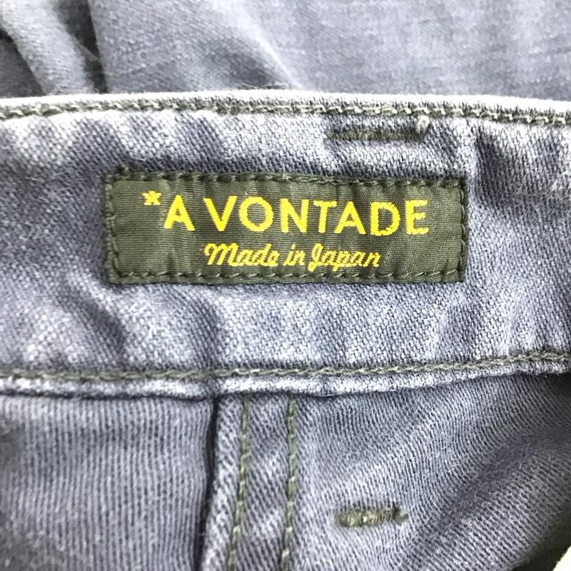 アボンタージ A VONTADE パンツ ワークパンツ、ペインターパンツ ワークパンツ ワイドパンツ カジュアルパンツ M 無地 紺 / ネイビー /  メンズ USED 古着 中古 10147277